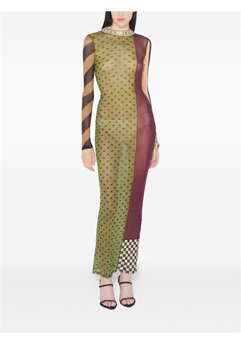 patchwork long dfess woman multicolor JEAN PAUL GAULTIER | 26/01-W-DR115-M015P90